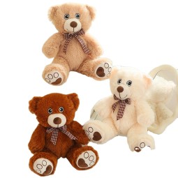 Super Soft Teddy Bear Supplier - OEM Custom Silk Embroidered Eyes
