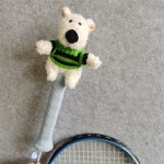 Badminton Handle Cover Factory - OEM Custom Dog Feather Design