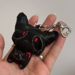Halloween Plush Doll Supplier - OEM Custom Dark Style Keychain