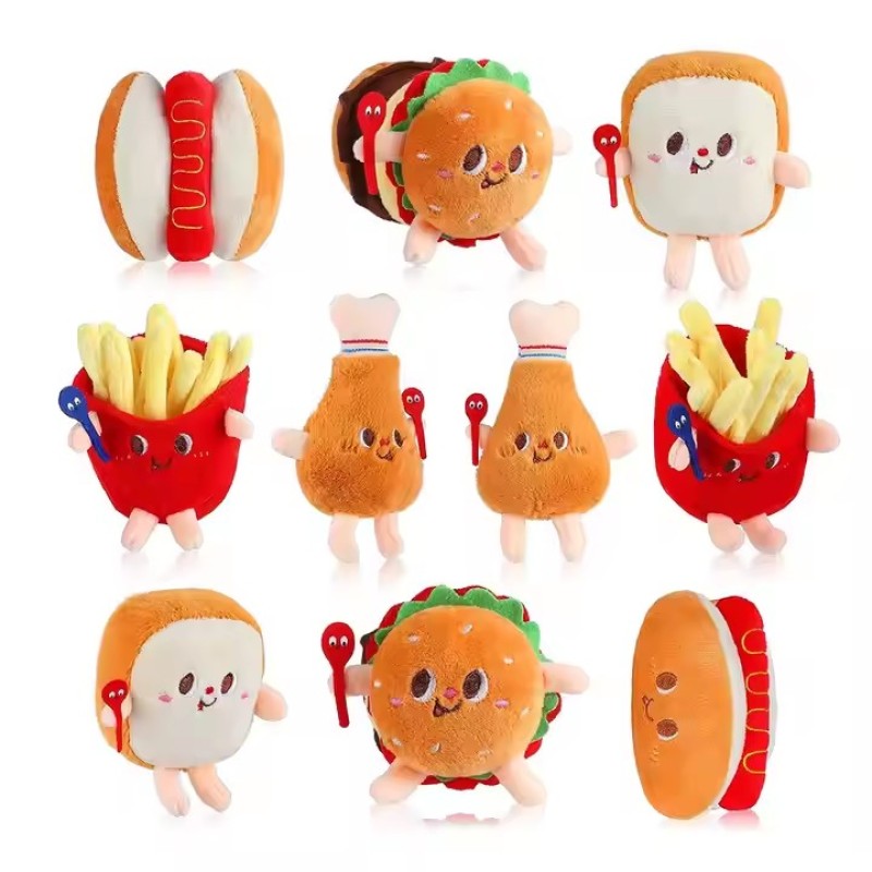 Food Plush Toy Manufacturer - OEM Custom Simulation Hamburger