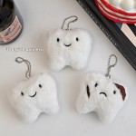 Plush Teeth Pendant Supplier - OEM Custom Cartoon Bag Charm