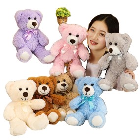 Teddy Bear Wholesale Manufacturer - OEM Custom Bowknot Multi-Color