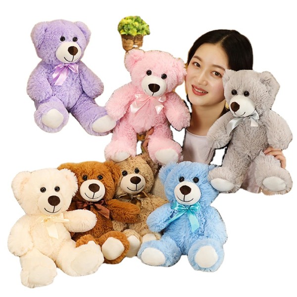 Teddy Bear Wholesale Manufacturer - OEM Custom Bowknot Multi-Color