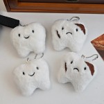 Plush Teeth Pendant Supplier - OEM Custom Cartoon Bag Charm