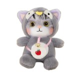 Cat Doll with Tail Manufacturer - OEM Custom Big Face Plush Toy