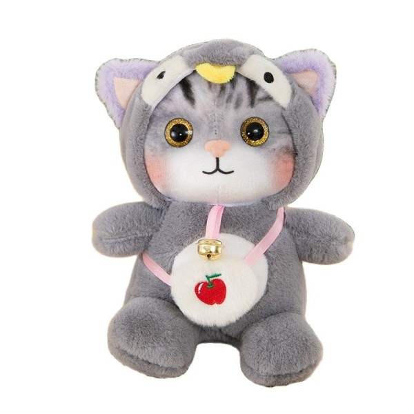 Cat Doll with Tail Manufacturer - OEM Custom Big Face Plush Toy