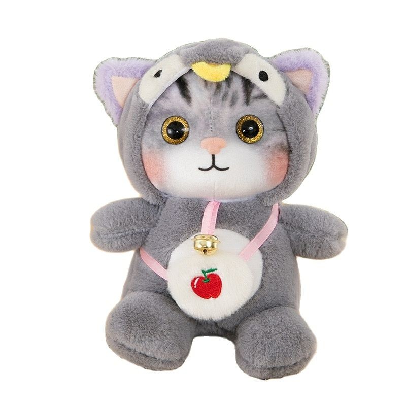 Cat Doll with Tail Manufacturer - OEM Custom Big Face Plush Toy
