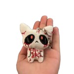 Halloween Plush Doll Supplier - OEM Custom Dark Style Keychain