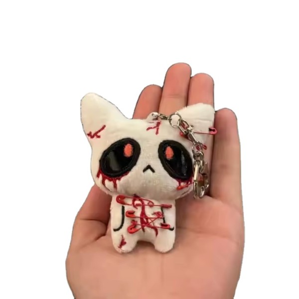 Halloween Plush Doll Supplier - OEM Custom Dark Style Keychain