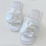 Women Slipper Factory - OEM Custom Low Heel Bow Comfortable