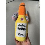 Wine Dog Toy Supplier - OEM Custom Polyester Fiber Squeaky