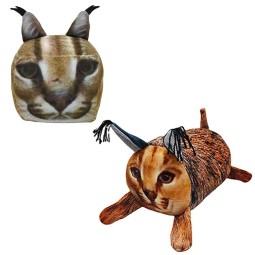 Floppa Plush Toy Factory - OEM Custom Cartoon Cat Print Doll