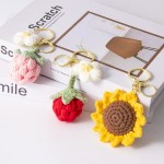 Crochet Keychain Supplier - OEM Custom Fruit Car Accessories