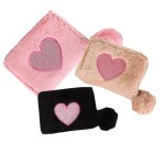 Coin Purse Factory - OEM Custom Heart Embroidered Design