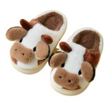 Korean Slipper Supplier - OEM Custom Warm House Indoor Plush