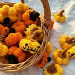 Halloween Crochet Supplier - OEM Custom Pumpkin Ornament Design