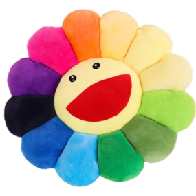 Plush Sunflower Mat Supplier - OEM Custom Rainbow Pillow Design