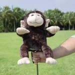 Golf Headcover Supplier - OEM Custom Plush Monkey Club Cover