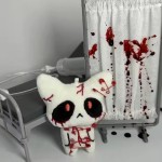 Halloween Plush Doll Supplier - OEM Custom Dark Style Keychain