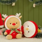 Christmas Plush Doll Manufacturer - OEM Custom Santa Reindeer Pillow