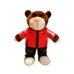 Locomotive Teddy Bear Manufacturer - OEM Custom Helmet Clothes Design