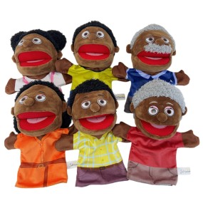 Black Family Puppet Manufacturer - OEM Custom African American Design