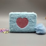 Coin Purse Factory - OEM Custom Heart Embroidered Design