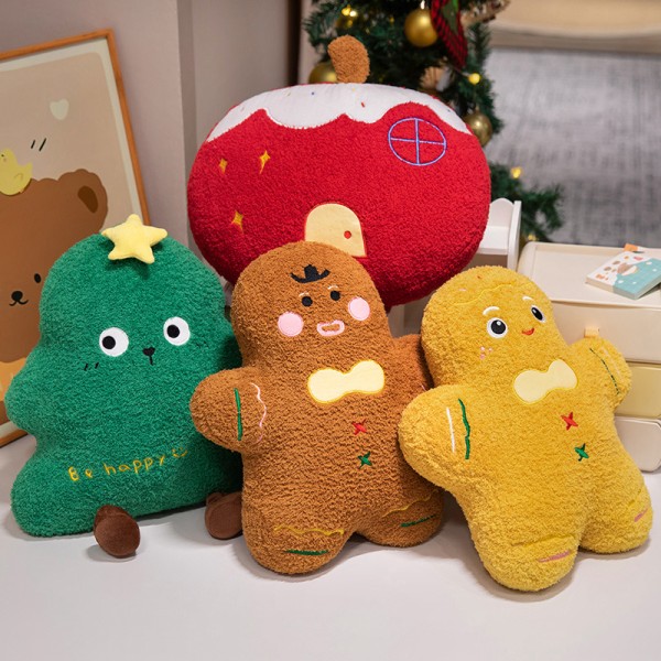 Gingerbread Plush Toy Factory - OEM Custom Christmas Pillow Gift