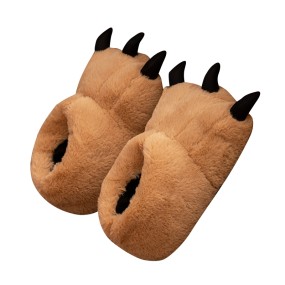 Paw Slipper Supplier - OEM Custom Winter Warm Animal Claw