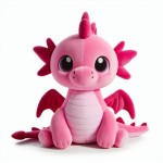 Plush Toy Factory - Custom Pink Dragon Stuffed Animal