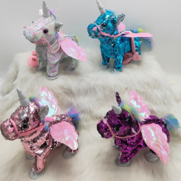 Plush Toy Factory - Walking Unicorn Toy