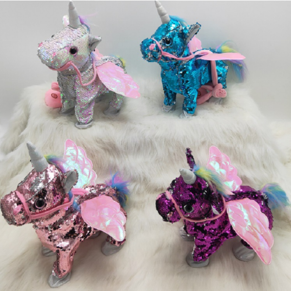 Plush Toy Factory - Walking Unicorn Toy