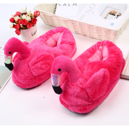 Slippers Manufacturer - Flamingo Plush Slippers