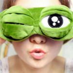 Eye Mask Manufacturer - 3D Frog Sleep Mask