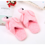 Slippers Manufacturer - Flamingo Plush Slippers