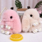 Plush Keychain Factory - Rabbit Fur Keychain