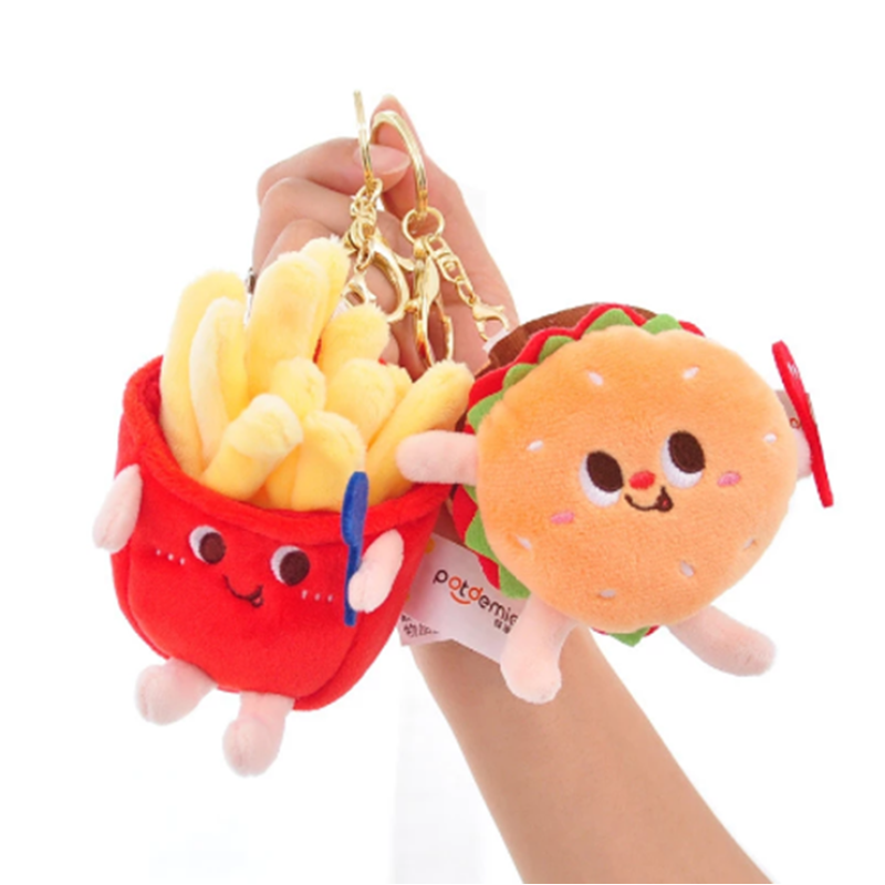 Plush Keychain Manufacturer - Food Theme Plush Pendant
