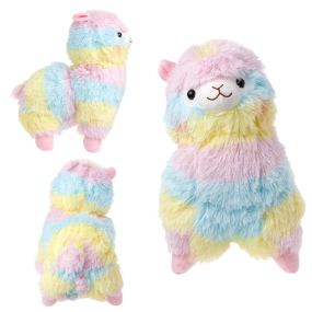 Plush Toy Factory - Rainbow Alpaca Stuffed Animal