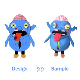 Plush Toy Manufacturer - Custom Horror Monster Soft Toy Design