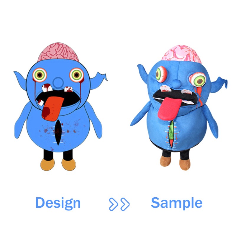 Plush Toy Manufacturer - Custom Horror Monster Soft Toy Design