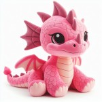 Plush Toy Factory - Custom Pink Dragon Stuffed Animal