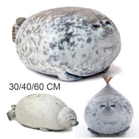 Plush Pillow Factory - Fat Seal Throw Pillow