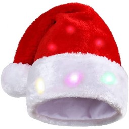 Christmas Hat Factory - Light Up Santa Hat