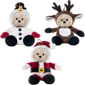 Christmas Toy Factory - 3 Pack Christmas Bears