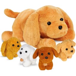 Plush Toy Manufacturer - Puppy with 4 Small Dogs