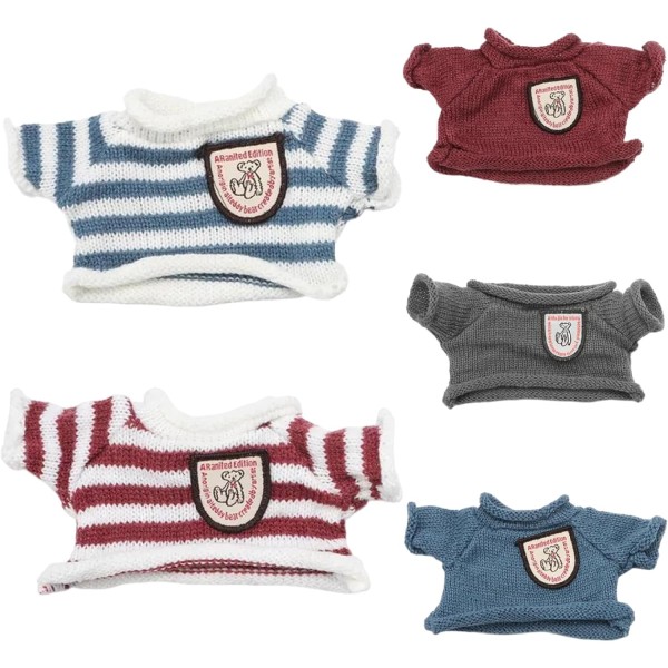 Doll Clothes Factory - 5Pcs Bear Sweater