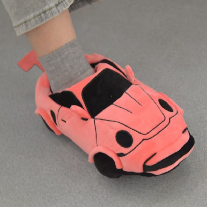 Slippers Factory - Simulation Car Plush Shoes