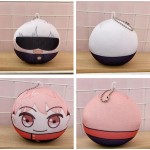 Keychain Factory - Custom Round Plush Keychain