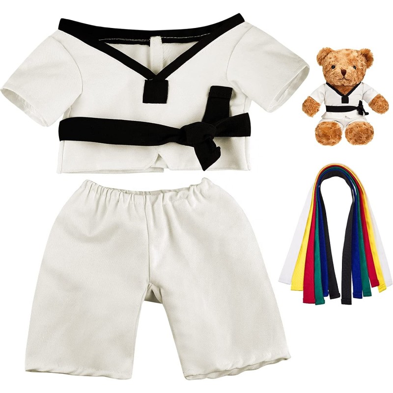Doll Clothes Manufacturer - Taekwondo Bear Uniform