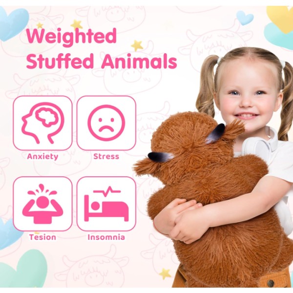 Plush Toy Manufacturer - Weighted Highland Cow